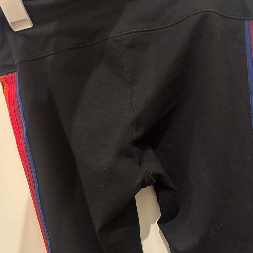 Aviator Nation Black Leggings with Bold Stripes - Picture 6 of 6